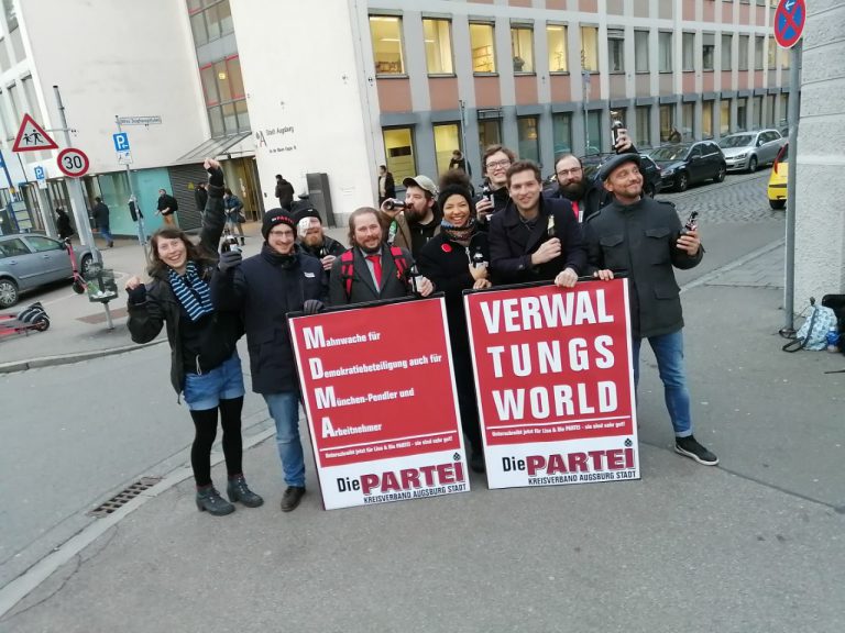 Pressemitteilung: Die PARTEI tritt bei der Kommunalwahl 2020 in Augsburg an
